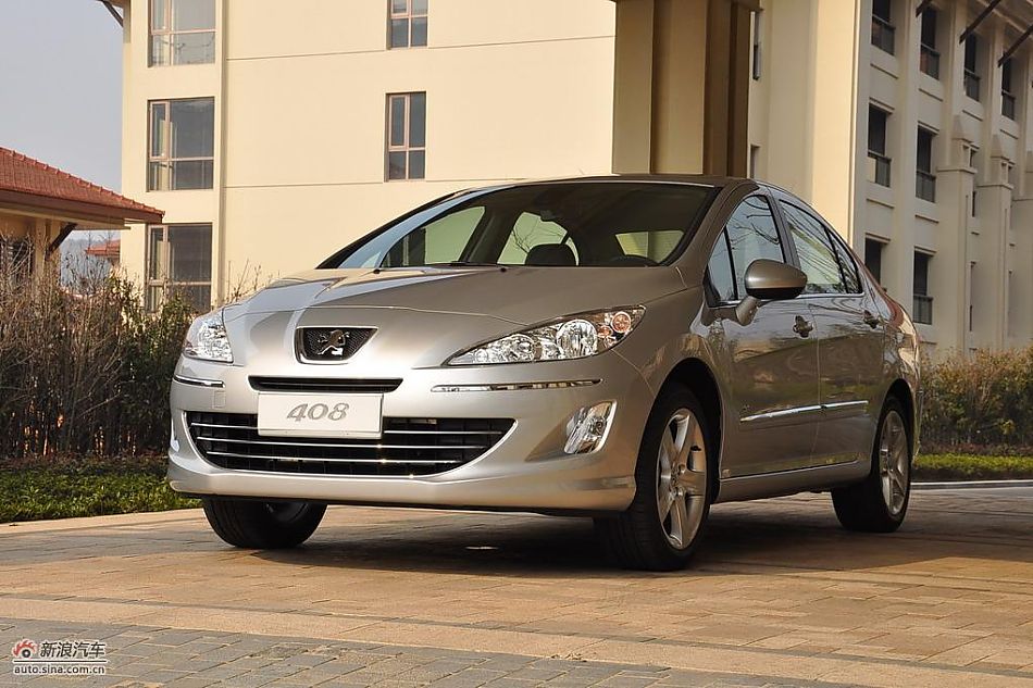 东风标致408试车实拍图 外观_东风标致408图