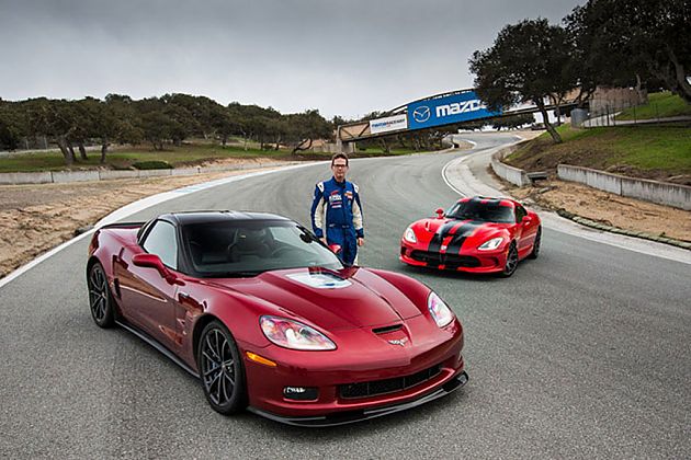 Laguna对决 克尔维特ZR1小胜SRT Viper