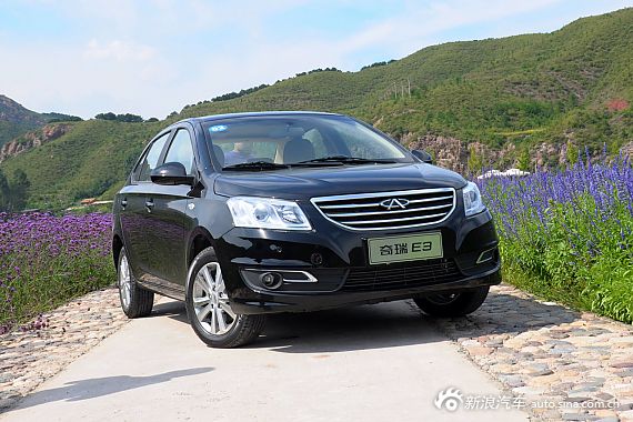奇瑞E3区域上市 售价5.29万元起