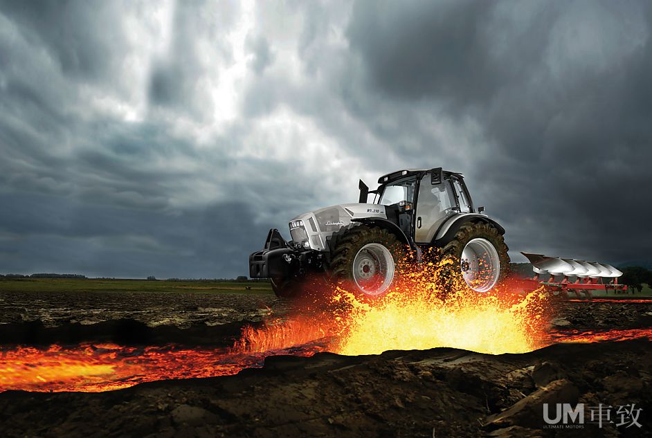 耕田还得牛 兰博基尼拖拉机图赏_35798370_汽