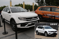 众泰造出“全新途观”.实拍众泰大迈X7