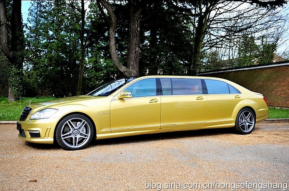 国外实拍改装版奔驰s65 amg