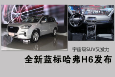 宇宙级SUV又发力 全新蓝标哈弗H6发布