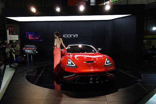 意柯那Vulcano超级跑车亮相上海车展