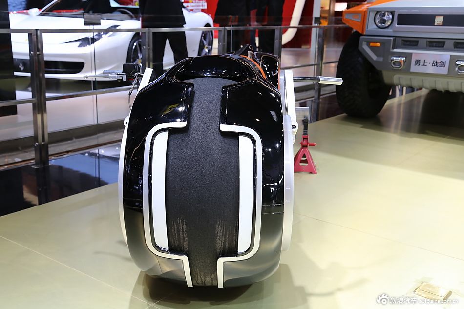 北京车展摩托车--极光 电动摩托车_40278935_