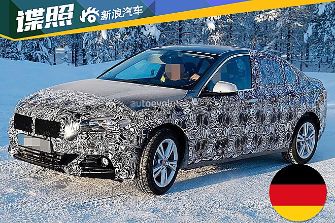 宝马compact sedan量产版谍照 年内推出 _新浪汽车