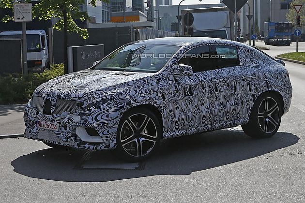 梅赛德斯-奔驰MLC谍照曝光