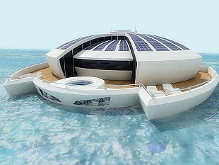 漂浮度假 太阳能豪华游艇概念问世