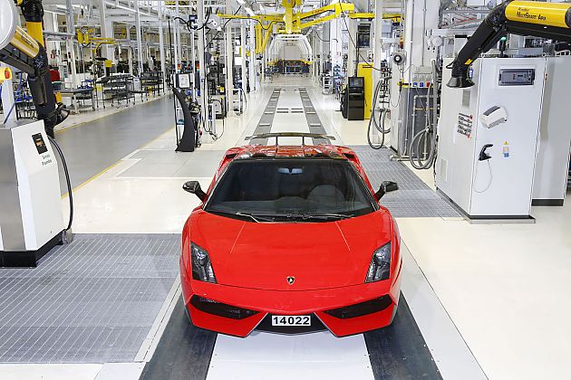 最后一台盖拉多下线 十年定格14022台