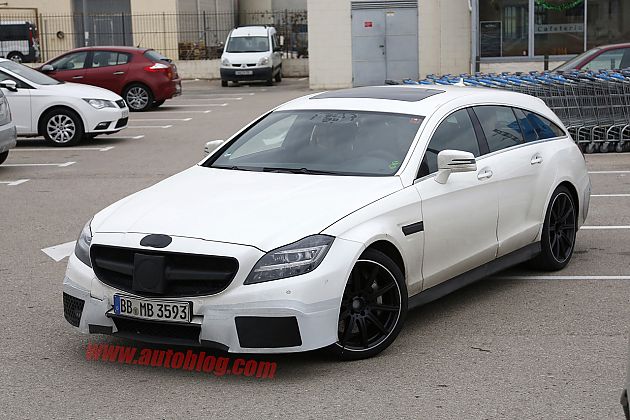 奔驰CLS63 AMG猎装谍照 期待内饰升级