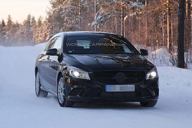 2015款梅赛德斯-奔驰CLA猎装版谍照再曝