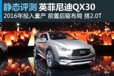 贵族新秀 静态图解英菲尼迪QX30概念车