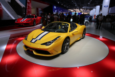 法拉利458 Speciale A车展实拍