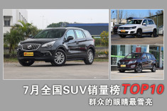 7月最火SUV全在这！自主占据半边天