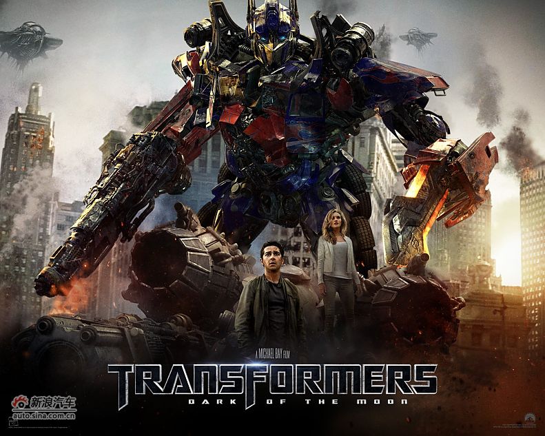 《变形金刚3:月黑之时》电影海报_6349497_汽