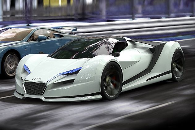 2013奥迪R10概念车 解构主义之美