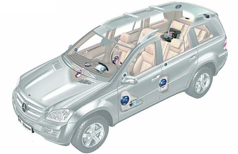 奔驰GL扬声器布局_奔驰GL官方图图片35524_汽车图库_新浪汽车_新浪网