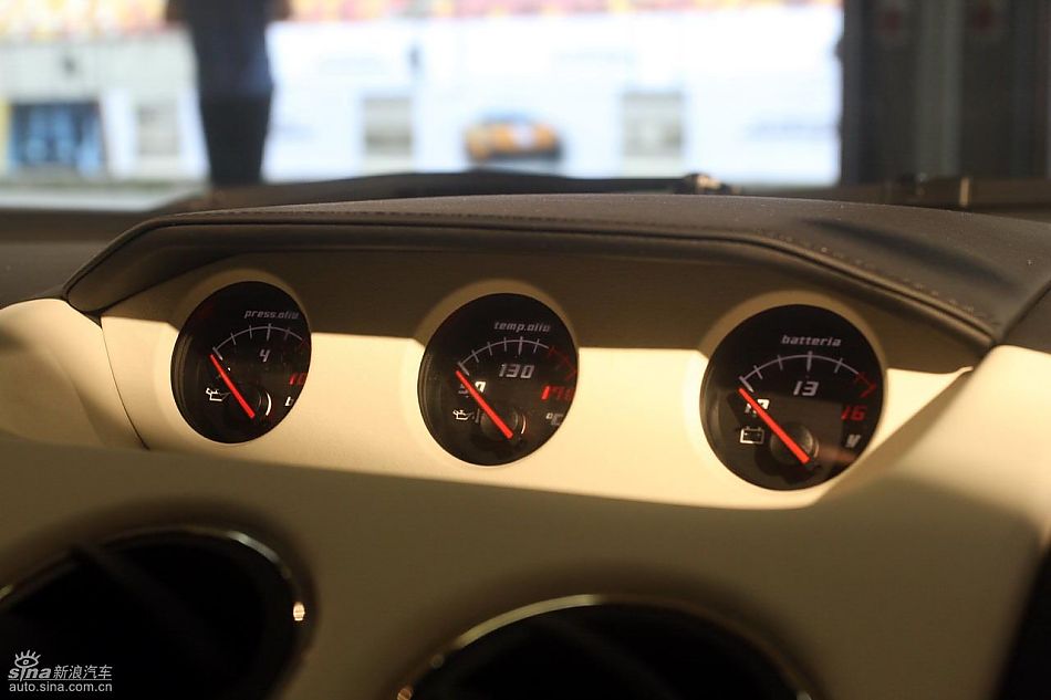 兰博基尼gallardo+lp550-2内饰实拍图