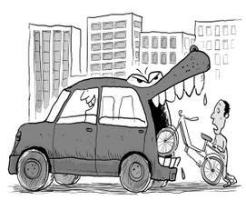 电动车被拖8公里收400元 有关部门不管了