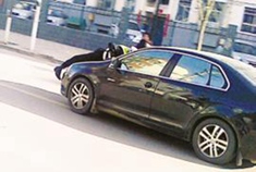 黑出租撞交警 疯狂逃窜三公里后被捕