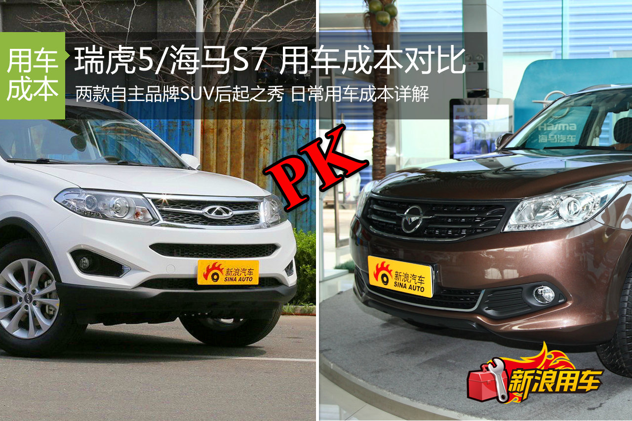 奇瑞瑞虎5/海马S7 用车成本解析第61期