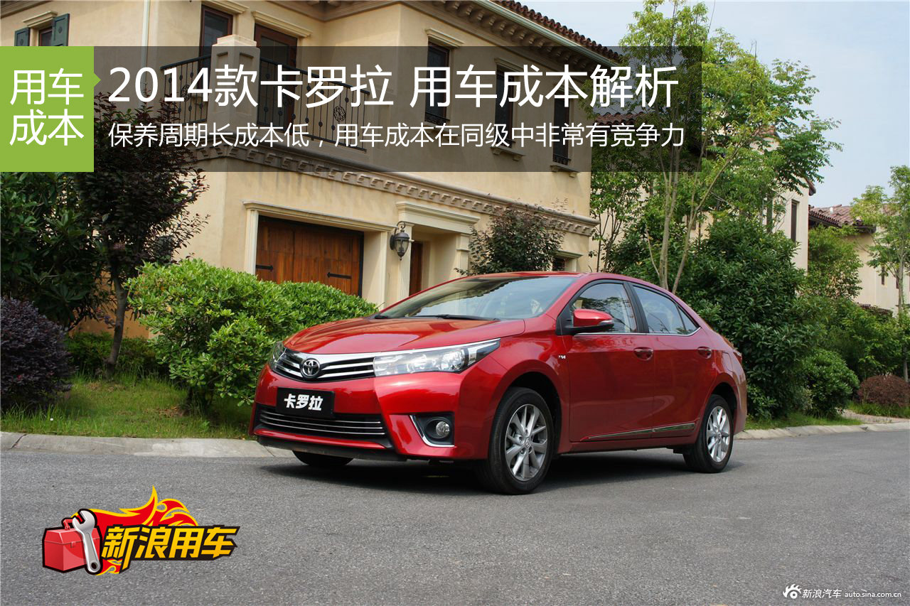 2014款丰田卡罗拉 用车成本解析第66期