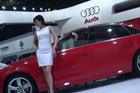 视频：2009上海车展-奥迪车模