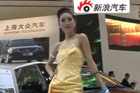视频：2009上海车展-迷人黄裙模特