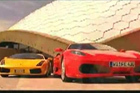 视频：法拉利F430竞速兰博基尼Gallardo跑车
