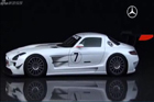 视频：白色双翼恶魔 奔驰SLS AMG GT3