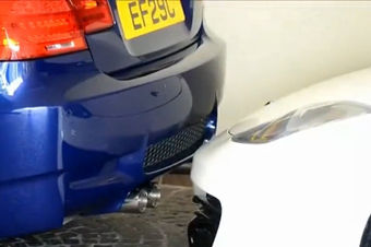 视频：迈凯轮MP4-12C“亲吻”宝马M3的屁股？