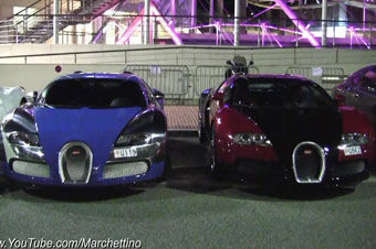 视频：合计2002匹 2台布加迪威航齐亮相