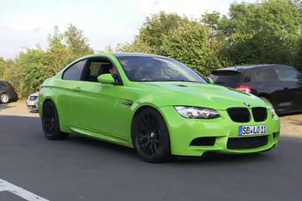 视频：大绿蛙！改装宝马M3 E92光鲜夺目