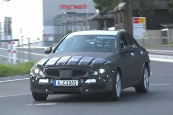 视频：全新奔驰C级测试谍照曝光