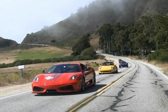 视频：国外屌丝街头偶遇超跑大游行