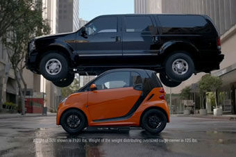 视频：Smart最新创意广告《硬汉》