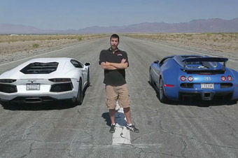 视频：一对一 全球顶尖超跑直线PK