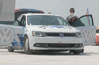 视频：混动速腾极速近300km/h创纪录