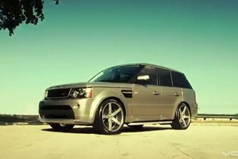 视频：路虎揽胜Sport改装22寸VOSSEN轮毂