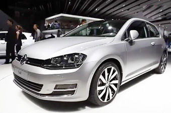 视频：大众高尔夫7 TDI巴黎车展高清实拍