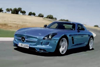 视频：超快电动车 奔驰SLS AMG coupe电动版