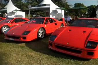 视频：永恒的经典！14辆法拉利F40齐聚一堂