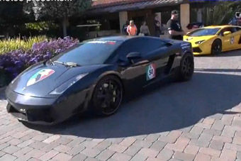 视频：“群牛”狂吼 兰博基尼咆哮席卷街道