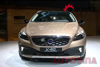 视频：沃尔沃V40跨界版广州车展高清实拍