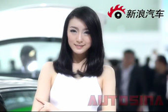 视频：广州车展脱俗靓丽车模