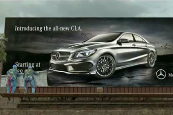 视频：2013超级碗广告--奔驰CLA（魔幻篇）