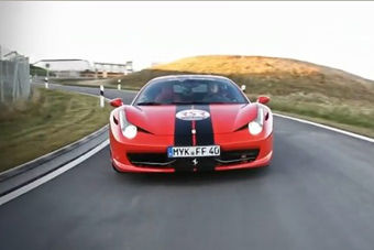 视频：准备起飞！法拉利458 Italia狂飙341