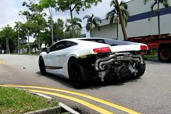 视频：兰博基尼LP570-4改装iPE排气狂躁怒吼