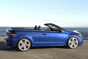 视频：六代高尔夫R敞篷版静态展示