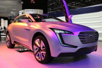 视频：2013日内瓦车展实拍 斯巴鲁Viziv概念车